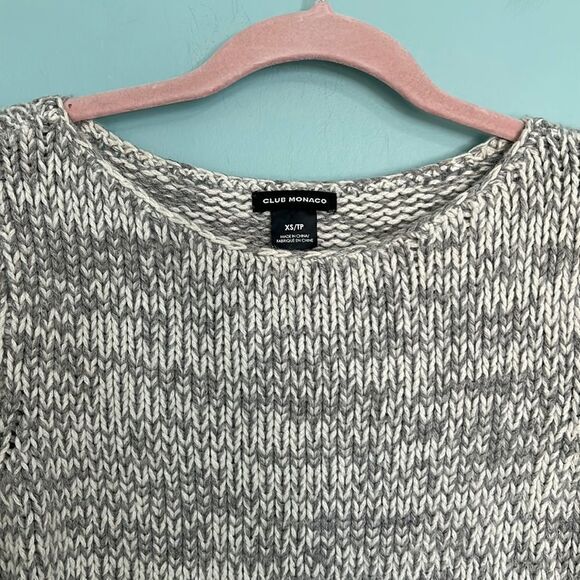 Club Monaco Cashmere/Wool Blend Knit Sweater - Picture 2 of 8